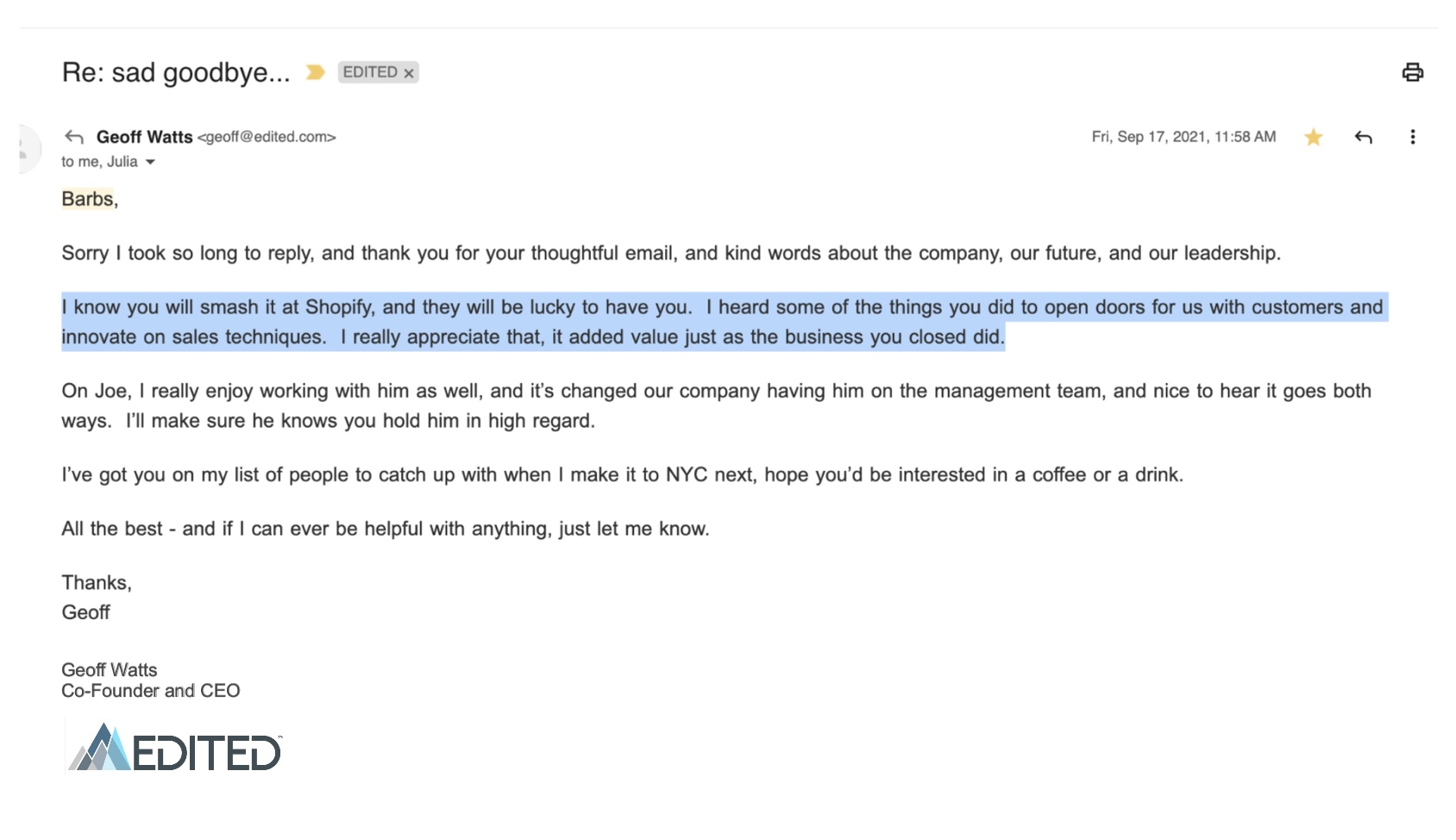 Geoff Watts email